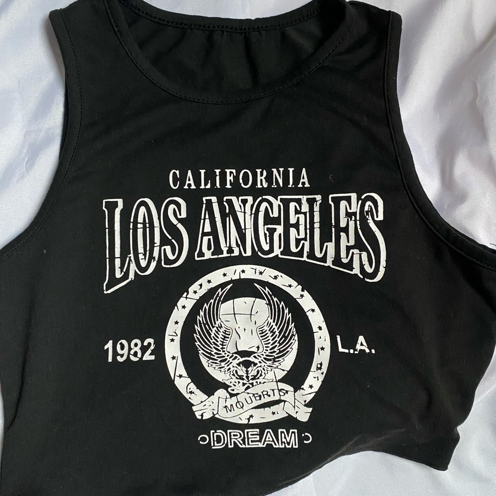 LA crop top
